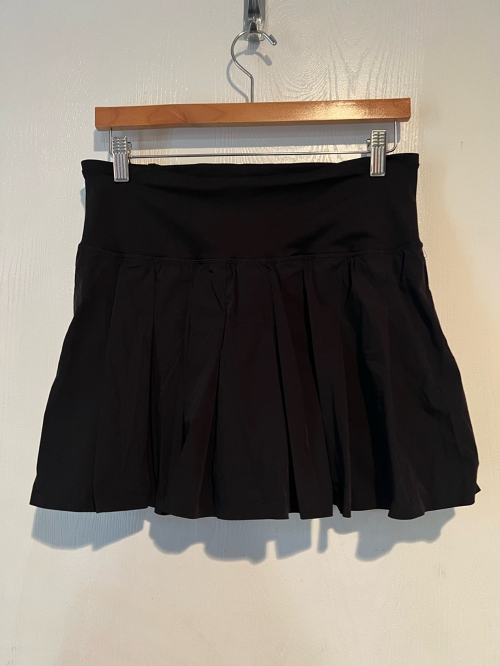 JoyLab Black Tennis Golf Skort Skirt Lined Pockets Women Sz Medium